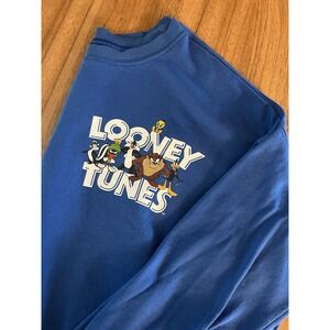 Looney Tunes Youth Crew Neck Lightweight Sweatshirt That's All‎ Folks! Sz S